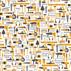 Construction tools seamless pattern N2