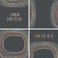 Abstract rainbow background on dark Template for your design N2