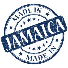 made in Jamaica blue stamp
