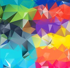 Abstract geometric background space N16