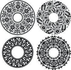 ancient pattern Vector illustration N98