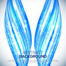 Abstract bright blue background with lights and lines N2