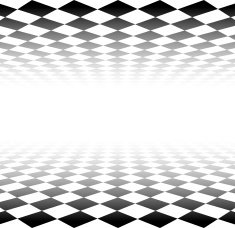 Perspective checkered surface N32