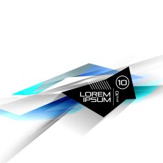 Hi-tech colorful futuristic lines N7