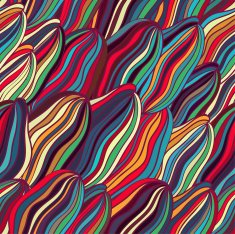 Abstract seamless background consisting of colorful lines N3