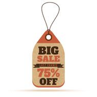 Price tags in vintage style N19