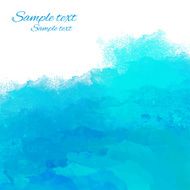 Watercolor blue background with space for text N2