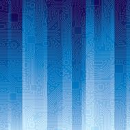 Circuit Board Abstract Vector - Tileable