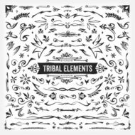 Hand Drawn Tribal Elements N2