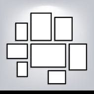 Standard size photography blanks template N2