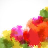 abstract colorful watercolor pattern background N10
