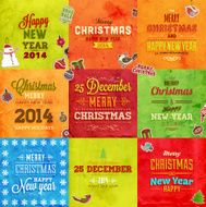 Christmas and New Years tags