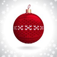 Knitted Christmas Ball N22