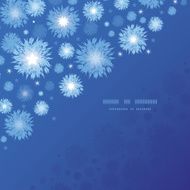 Starry night corner seamless pattern template background