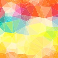 Triangle colorful abstract background Template for your design