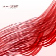 Abstract red wave background