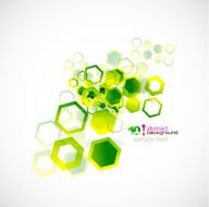 Abstract shapes vector background