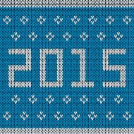 New year knitted background N2