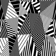 Geometric stripy seamless pattern N3
