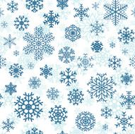 Christmas seamless pattern from snowflakes N31