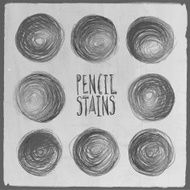 Hand drawn pencil circles set N2