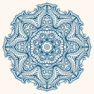 round blue pattern N4