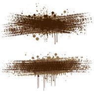 Grunge tyre splats