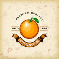 F&amp;B Labels - Oranges N4