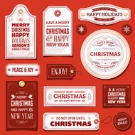 Christmas labels N32