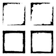 Grunge frame set N10