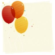 Party Balloons Background EPS10
