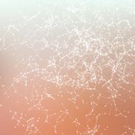 Fresh summer abstract background Connecting dots with lines