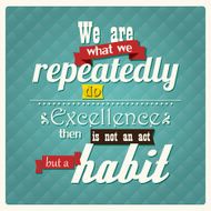 Quote inspirational poster typographical design vector illustration N19