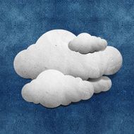 Weather grunge recycled papercraft stick N11