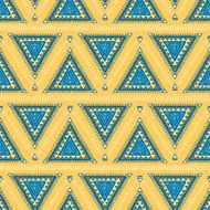 tribal pattern with triangles N2