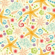 Sunny Weather Textured Seamless Pattern Background N2