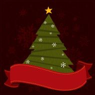 Xmas Tree with banner