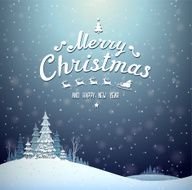 Christmas and New Year&#039;s Greeting Card N14