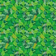 Green foliage seamless repeat pattern