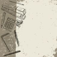office supplies background N2