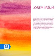 Watercolor Background Vector N3
