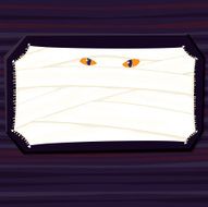 Halloween Mummy banner