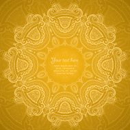 Invitation card with lace ornament N13