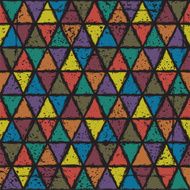 Seamless triangle grunge pattern background N2