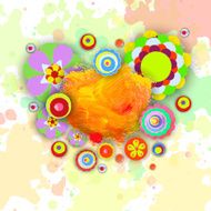 Tag and label cheer up background Grunge paint banner N10