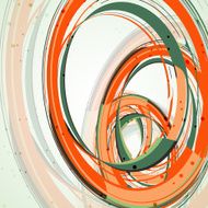 Futuristic abstract shape illustration N22