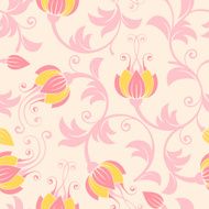 Seamless floral background N414