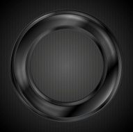 Abstract black ring logo