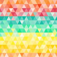 Triangle colorful seamless abstract background Template for your design