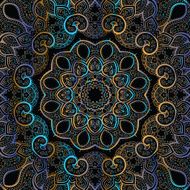 Mandala Indian decorative pattern N27